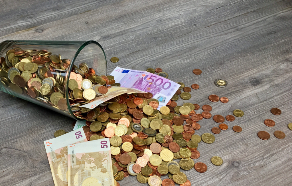 Photo of transaction fees money