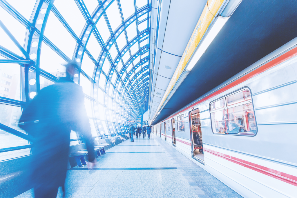 Explore public transportation photo