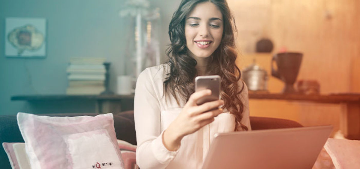 Woman Working From Home