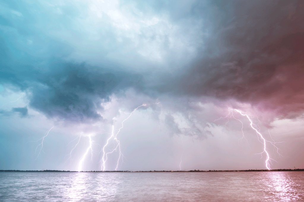 unexpected travel delay - lightning storm