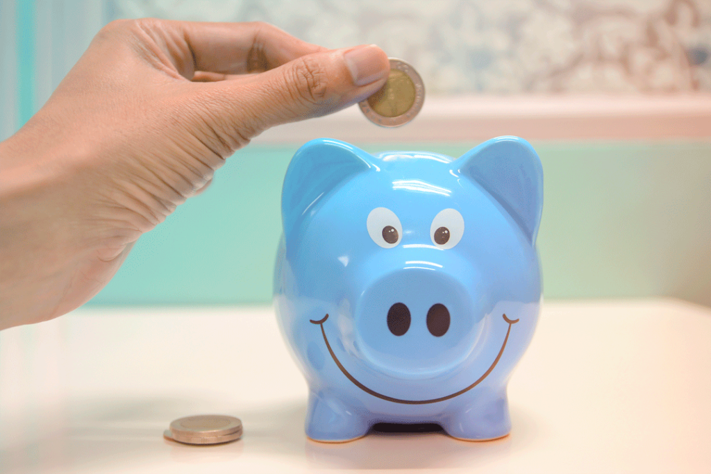 Travel Tech is an Investment- Happy piggy bank