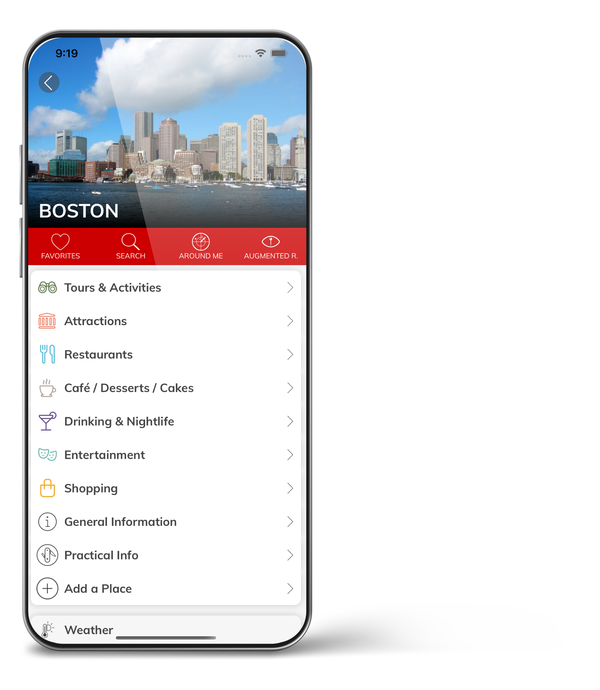 JTB ikoh App Guide Screen