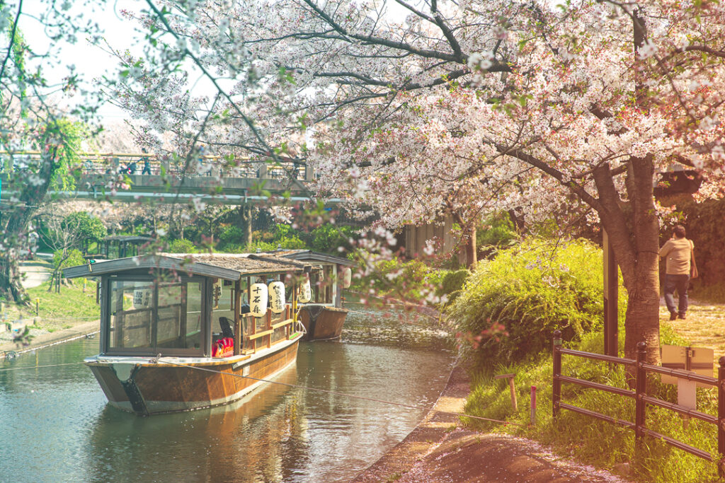 river boat in Japan