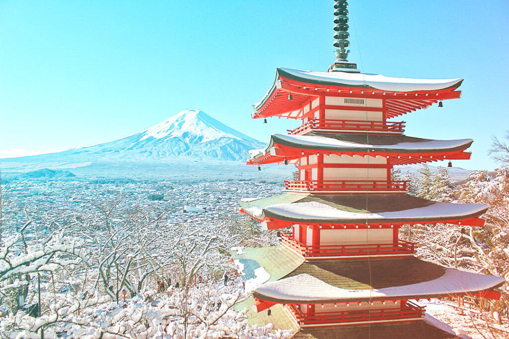 Japan in the winter