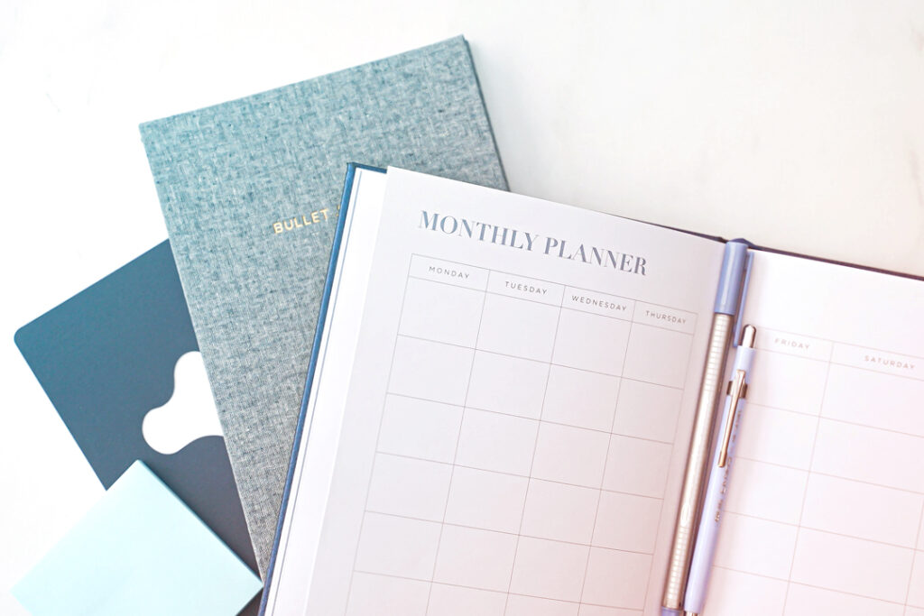 Monthly planner