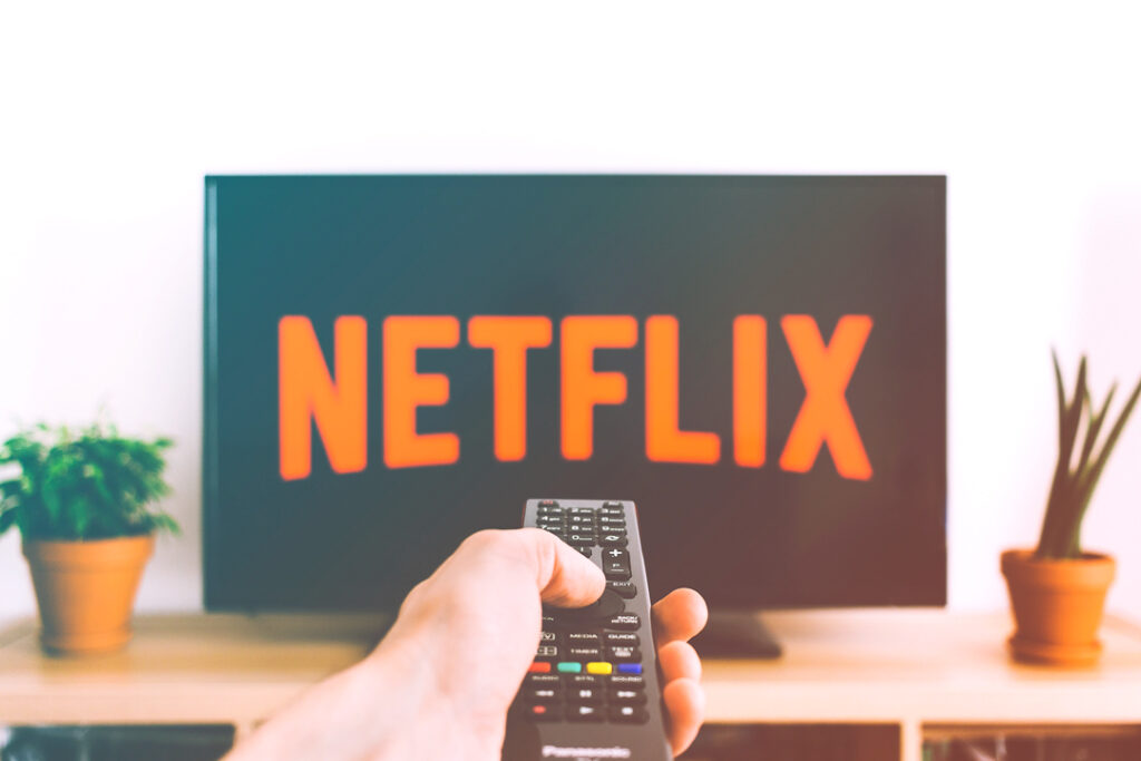 NETFLIX on a Television