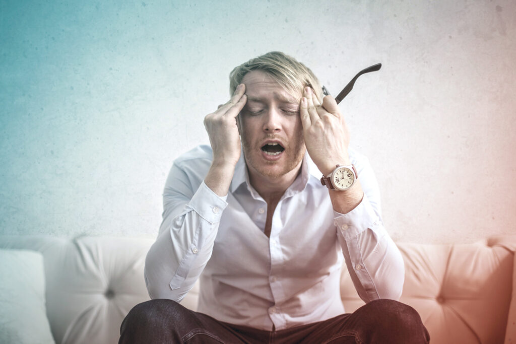 frustrated employee