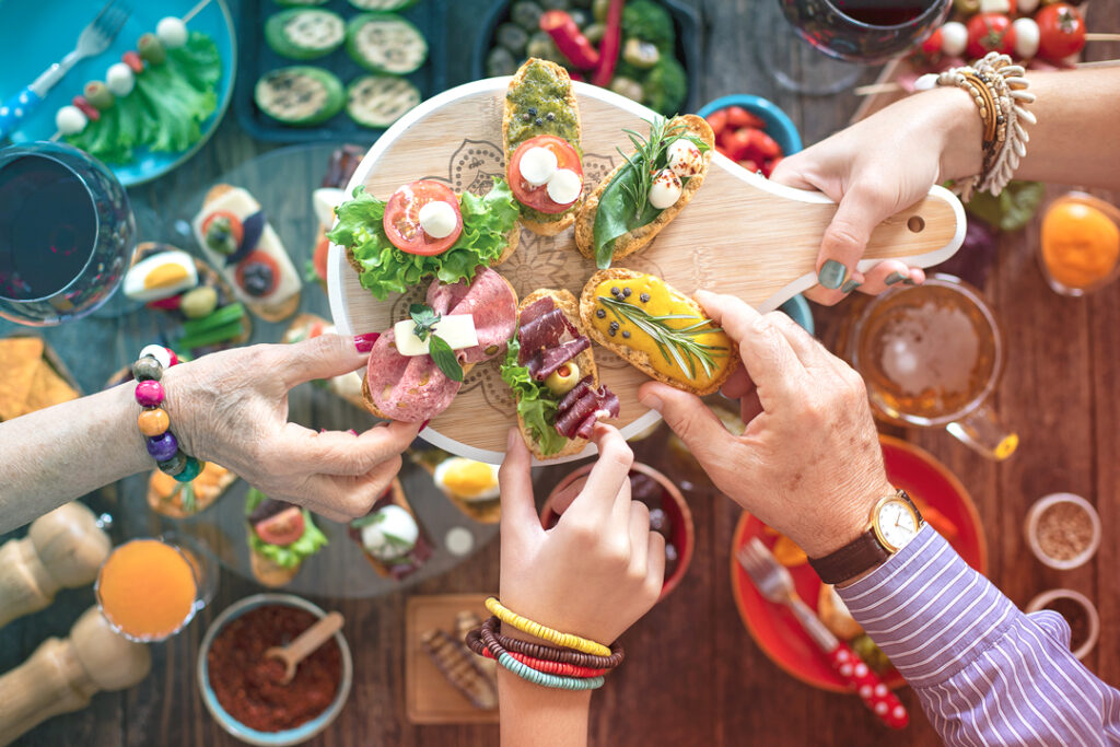 Good food, good wine, good company photo
