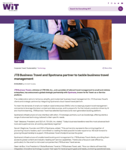 Web in Travel Article Image JTB Partners with Spotnana