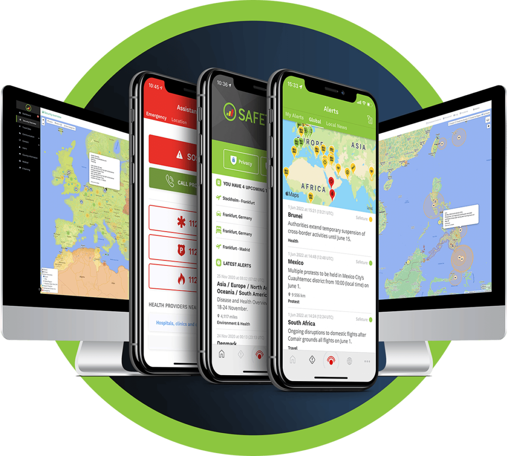 Safeture Platform Screens Photo