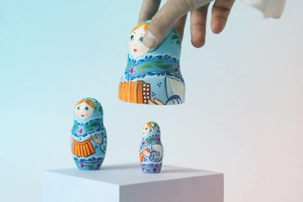 Image of Russian nesting dolls