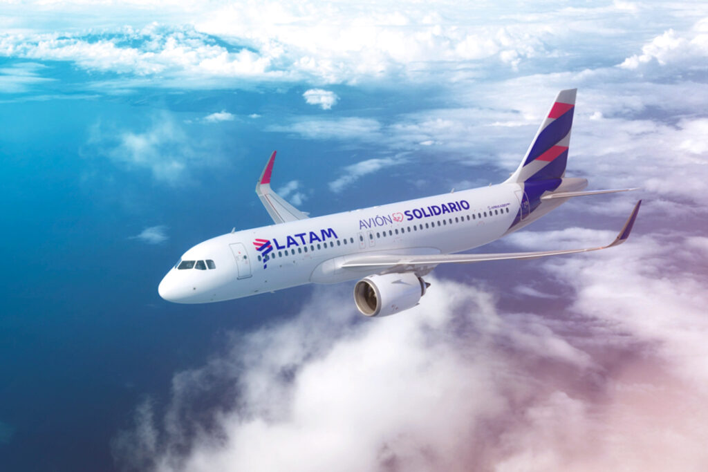 most on-time airlines LATAM Airlines plane