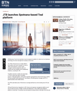 BTN Europe Teal Launch Article Clip