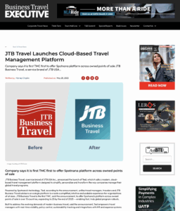Business Travel Executive Teal Launch Article Clip