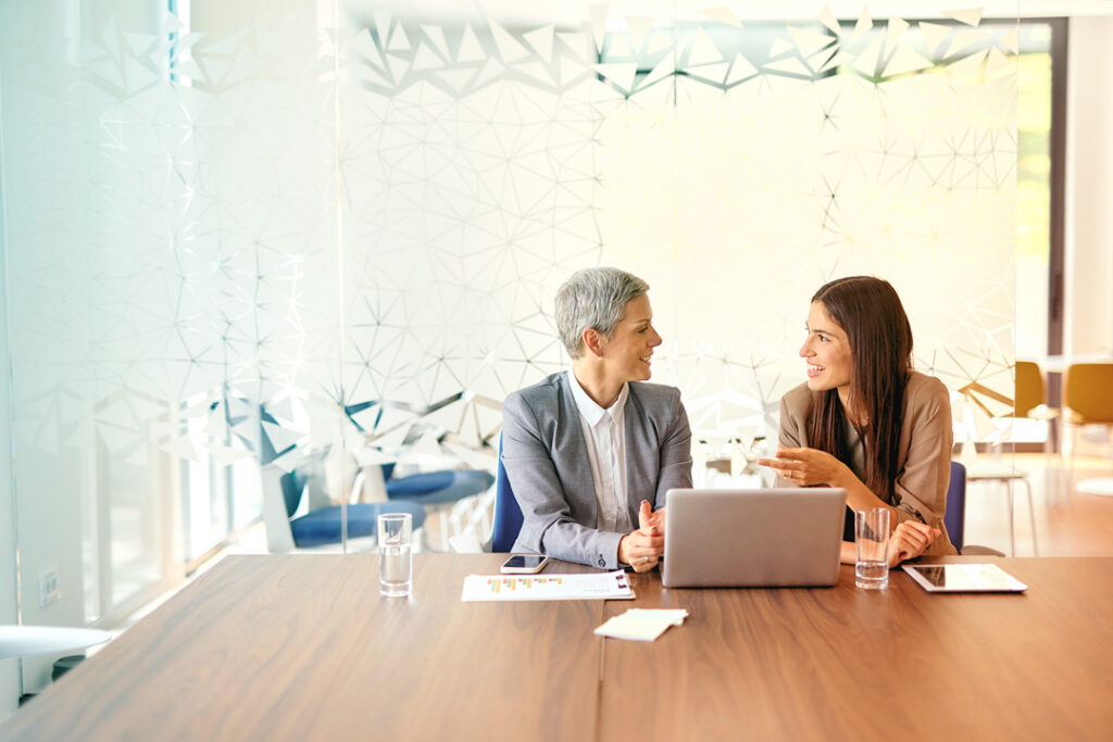 Travel Manager discussing their corporate travel technology platform