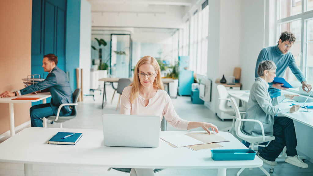 Business travel operations team using a modern travel management platform