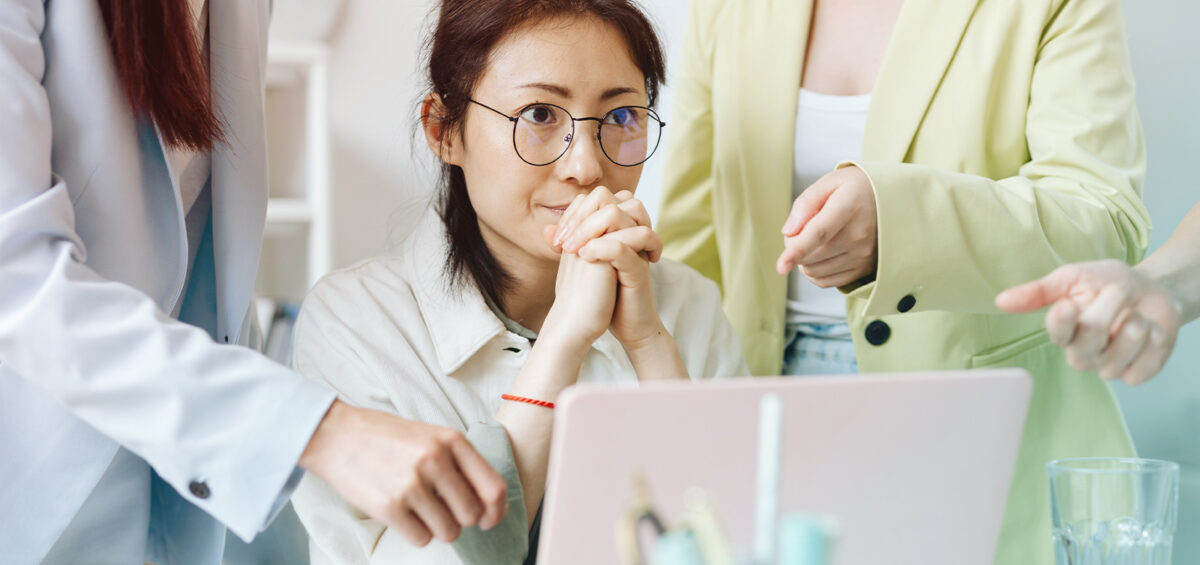 Executive evaluating AI governance for business travel programs